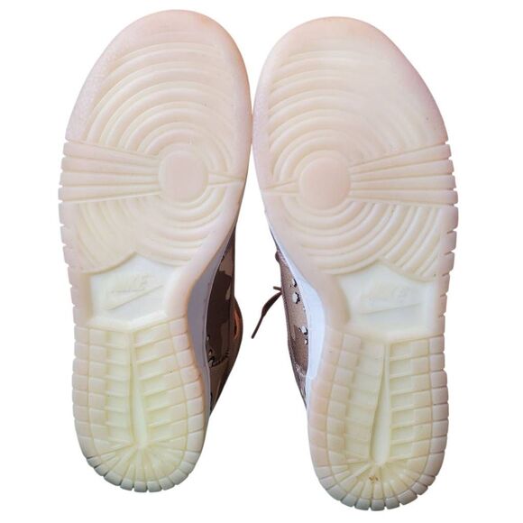 Nike Dunks High Desert Camo Sneakers DX2314-200 Women's Size 9.5, Men's 8 NO BOX - Picture 7 of 8